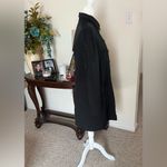 Pelle Studio Women’s Trench Coat – Black – Size XL – Double Breasted Photo 1