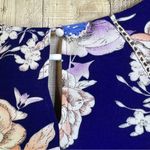 Entro Small Floral Lined Mini Dress W/V-Neck & 2 Front Pockets & Side Zip Photo 11