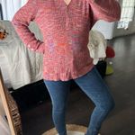 Sundance Women’s Medium Create Beauty Medium Henley Ribbed Sweater Top Photo 1