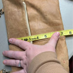 Noonday Collection Adwa fold over crossbody clutch bag small size‎ Tan Photo 14