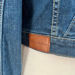 Calvin Klein Cropped Medium Wash Jean Jacket Photo 7