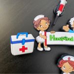 Set of 5 Nursing Croc Charms Novelty Size undefined Photo 2