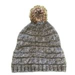 Gray Cable Knit Scarf Hat Set Winter Snow Snowboarding Ski Photo 4