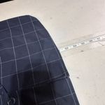 Banana Republic  Womens Windowpane Drawstring Shirt Jacket Navy Blue White Medium Photo 13