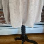 Beige with Black Polka Dots Balloon Hem Long Sleeve Short Dress Size M / 7 Tan Photo 2