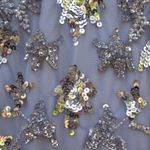 Mac Duggal  93939 Womens High Neck Long Sleeve Embellished Column Gown Dress Photo 8