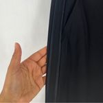 Vince Women's Satin Binding Easy Trousers Tapered Slim Leg Crepe Black Size 2 Photo 4