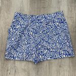 Lilly Pulitzer  Martinique Blue Zebra Print Mini Skort - New - Size 16 Photo 3