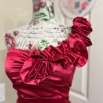 Blondie Nites  one shoulder satin dress size 3 Photo 1