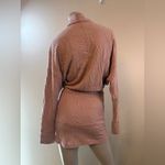Free People Textured Mini Dress XS Dusty Rose Pink Body Con Hot! Photo 2
