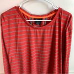 Oakley  Red & Gray Striped Back Bay Long Sleeve Shirt Photo 4