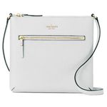 Kate Spade Rima Laurel Way Saffiano Leather Crossbody Bag In Stone Path Photo 11