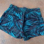 Lululemon tropical print teal swim shirts sz 4 Photo 2