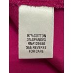 Apt. 9  Fuchsia Purple Button Front Dressy Cotton Shirt  Front Pockets Size XL Photo 6