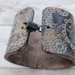 Adriana Allen Statement Cuff Bracelet Copper Patina Style Photo 5