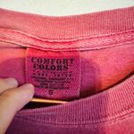 Comfort Colors  Crimson Long Sleeve Oklahoma University Football Shirt Size S Photo 3