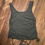 Meraki Black Tank Top with ruched sides size medium Photo 2