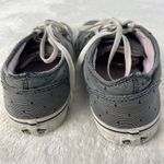 Vans Off The Wall Striped Polka Dot Shoes Womens 11 Black White Low Top Lace Up Photo 6