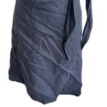 POSSE black linen wrap midi skirt size‎ M minimalist luxury capsule Size M Photo 5