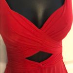Long red dress size 0 Photo 5