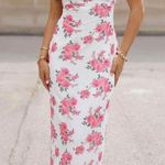 These Three Boutique White and pink floral dress Photo 2