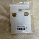 Francesca's Collections Square Gold Earrings Photo 1