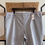 Lane Bryant NWT  Mid-Rise Navy Stripe 4 Season Slim Capri Career Dress Pant, 22 Photo 1