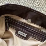 Giani Bernini Shoulder Bag Medium Tote Classic Initial Tan Brown Y2K Like New Photo 4