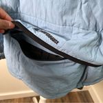 American Eagle Vintage Y2K Light Blue Black Zip Ski Jacket Hood Womens XL Photo 9