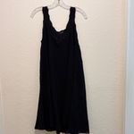 Elegant Vintage Black Sleeveless Dress with Lace Detail Size XL Photo 2