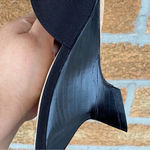 O jour bow accent slides shoes size 8 Black Photo 7