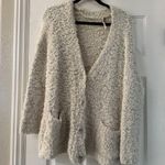 Free People Nubby Cream Super Soft Cardigan Sweater Size Small Photo 1