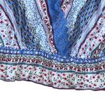 Gypsies & Moondust  Women's M Floral Lace V-Neck Boho Blouse Top Photo 2