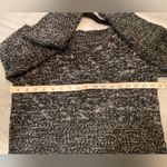 it's our time It’s Our Time Black Heather Long Sleeve Pullover Sweater Zipper Detail Size S Photo 8