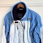 Spyder Vintage 90's Ski Coat Blue White Size 14 Jacket Women's Winter Thermal Photo 1