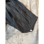 Madewell NWT Size XXS Black Balloon-Sleeve Top Button Front Lightweight Flowy Photo 8