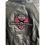 wilson's leather Wilsons Black Leather Motorcycle Jacket Vintage Biker Harley Davidson Size XS Photo 5