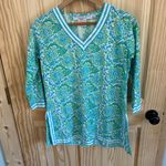 Gretchen Scott  V-Neck Cotton Tunic. Size Small. Photo 0