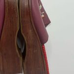 Naked Feet Leather Mules Size 8.5M Purple Photo 5