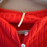 Free People Tilly Cardigan Long Sleeve Ribbed Tee Sz S Photo 1