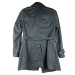 Banana Republic Black Belted Trench Coat Size Small Photo 8