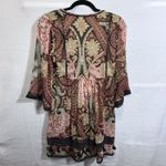 Anthropologie  Ranna Gill Joss Kimono Dress Mini Paisley Boho Festival Size 4 Photo 1