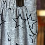 Lucky Brand  Women's Small Heather Blue w/Stars Pull On Pajama Bottoms Drawstring Photo 7