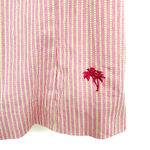 Island Republic size‎ 8 tank top pink green striped scalloped side zip Barbie Photo 4