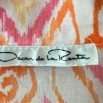 Oscar de la Renta 100% Cotton Pajama Set Pink Orange Design Colorful Medium Photo 2