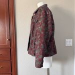 CJ Banks Red and Green Jean Jacket with Floral Pattern X Size undefined Photo 4
