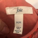 Joie  Tiered Maxi Dress Sz M Tea Rose 100% Cotton Pair With Jean  Jacket For Fall Photo 7