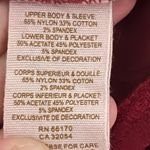 Free People  blouse tunic crimson red size medium boho lace sheer corset Photo 10