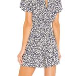 Rails  Sophia Romper in Navy Camellia Floral Buttons Waist Tie keyhole back Photo 1