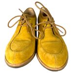 Clarks Originals Phenia Strand Lace Up Mustard Brown Leather Heeled Loafer 8 Yellow Photo 2